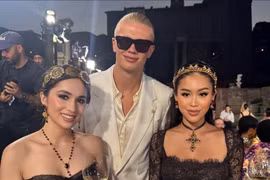 Tiên Nguyễn gây sốt khi chung khung hình với Erling Haaland