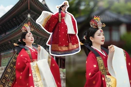 DJ Mie bất ngờ với giao diện hoàng hậu Hàn Quốc