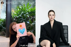 Cựu hot girl Huyền Lizzie khoe sổ đỏ làm netizen "xin vía"