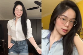 Hệ tư tưởng “Em Trâm” mặc áo sơ mi trắng, đánh hông nhẹ cũng hút triệu view