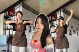 Nữ TikToker là "hot search" xuất hiện với diện mạo khác lạ