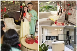 Bên trong biệt thự 200m2 của Thúy Diễm - Lương Thế Thành