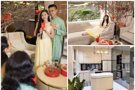 Bên trong biệt thự 200m2 của Thúy Diễm - Lương Thế Thành