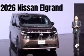 Nissan Elgrand 2026 trình làng, đối thủ "chuyên cơ mặt đất" Toyota Alphard