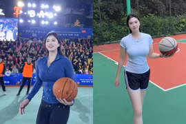 "Nữ thần" bóng rổ xứ Trung sở hữu body hoàn hảo "không chỗ chê"
