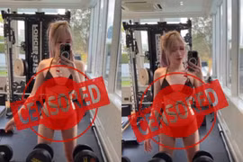 Mặc bikini đi tập gym, trào lưu khiến dân mạng 'ngứa mắt'
