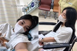 Quỳnh Alee để lộ hình ảnh nhập viện, fan lo lắng hỏi thăm