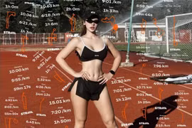 Đăng clip khởi động trước khi chạy, gái xinh khiến 3 triệu người "lụy"