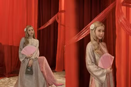 Hot mom Hà thành Kiều Ly Phạm khoe nhan sắc đỉnh cao trong tà áo dài