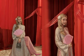 Hot mom Hà thành Kiều Ly Phạm khoe nhan sắc đỉnh cao trong tà áo dài