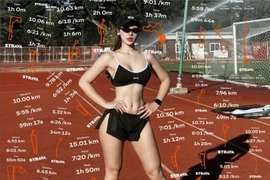 Đăng clip khởi động trước khi chạy, gái xinh khiến 3 triệu người "lụy"