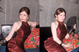 "Nữ tiếp viên hàng không vạn người mê" diện sườn xám đẹp miễn chê