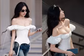 Đu trend "Trạm tỷ", Mai Dora khiến fan không khỏi "căng mắt"