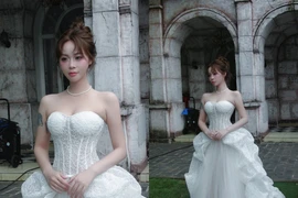 Nữ streamer Misthy diện váy cưới, netizen hỏi chú rể là ai?