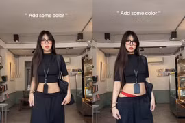 Bất ngờ kéo nhẹ phần cạp quần gái xinh Thái Lan khiến netizen tranh luận