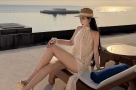 “Đệ nhất hot girl Sài thành” Võ Ngọc Trân thả dáng quyến rũ ở khu nghỉ dưỡng