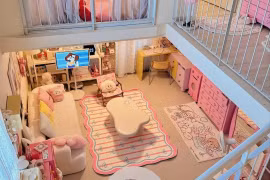 Bên trong căn hộ 60m2 đẹp như trong bối cảnh phim ngôn tình