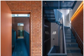 Chiêm ngưỡng ngôi nhà gạch nung độc đáo giữa Hà Nội