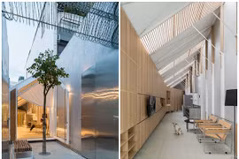 Nhà phố hẹp thiết kế tựa cabin máy bay giữa lòng đô thị