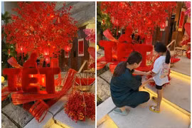 Cận cảnh biệt thự trăm tỷ đón Tết của Cường Đô La - Đàm Thu Trang 