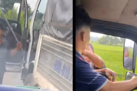 Xin vượt không được, tài xế chặn đường đánh chảy máu mũi người khác