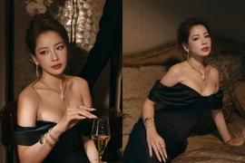 Chi Pu khiến netizen say đắm với nhan sắc trong bộ váy đen huyền bí