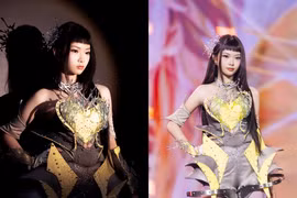 Ánh Sáng AZA diện đồ siêu chất trên sân khấu, visual bùng nổ đúng chất Gen Z