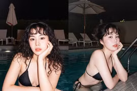 Lã Phi Yến khoe body nóng bỏng sau khi rời làng bắn súng