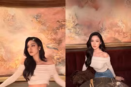 Hoa hậu 'thấp nhất showbiz' Thái Lan mặc áo kiệm vải