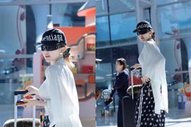 Soi outfit ra sân bay của hot girl thị phi Trang Nemo