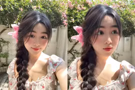 Con gái MC Quyền Linh khoe nhan sắc tự nhiên dưới ánh nắng