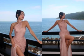 Á hậu Hoàn Vũ Việt Nam 2022 Thảo Nhi Lê khoe đôi chân dài “chuẩn kiếm nhật” 