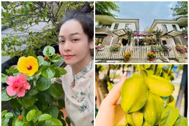 Cận cảnh biệt thự 220m2 ngập hoa tươi của Nhật Kim Anh 