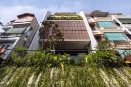 Báo Mỹ ca tụng ngôi nhà 7 tầng xanh mướt giữa Hà Nội