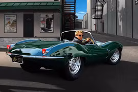 Jaguar XKSS 1957 - chiếc siêu xe "siêu hiếm" của cố diễn viên Steve McQueen