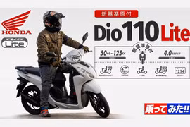"Soi xe ga Honda Dio 110 2026 giá tới 41,5 triệu đồng tại Nhật Bản