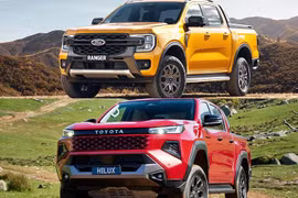 Ford Ranger vượt mặt Toyota Hilux vẫn là "vua bán tải" tại Việt Nam