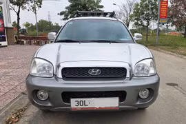 Cận cảnh Hyundai SantaFe máy dầu chỉ hơn 100 triệu tại Hà Nội