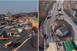 "Ngôi nhà cô độc" chắn giữa đường cao tốc gây xôn xao giờ ra sao?