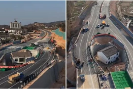 "Ngôi nhà cô độc" chắn giữa đường cao tốc gây xôn xao giờ ra sao?