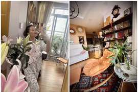 Ngôi nhà ngập sắc hoa của ca sĩ Thu Phượng và chồng Tây