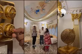 Toàn cảnh biệt thự "dát vàng" gây xôn xao mạng xã hội