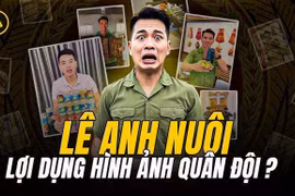 Nghi vấn Lê Anh Nuôi 'lợi dụng hình ảnh quân đội' bán hàng cá nhân