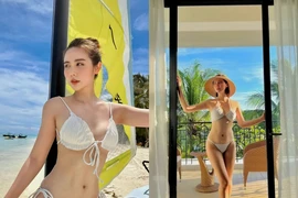 Người đẹp phim giờ vàng chăm diện đồ tắm 2 mảnh bé xíu