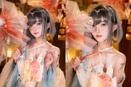'Búp bê' của giới cosplay đón Trung Thu bằng bộ ảnh khiến fan mê mẩn