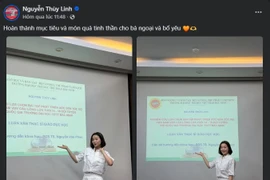 Hot girl cầu lông Nguyễn Thuỳ khoe thành tích học tập đáng nể