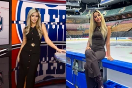 Phóng viên kênh thể thao ở Canada bất ngờ nổi tiếng sau cú ngã