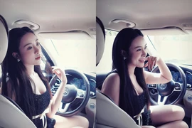 Vợ Phan Văn Đức khoe loạt ảnh nóng bỏng trên xe Mercedes