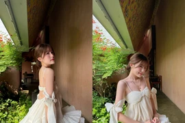 Hot girl Tăng Mỹ Hàn khoe chuẩn 'tiểu thư Sài thành'