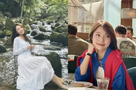 MC 'Đường lên đỉnh Olympia' mix đồ xuống phố gợi cảm